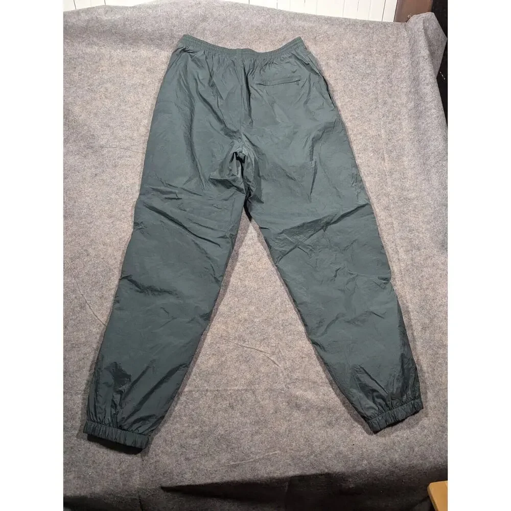 Vintage Nike Men's Windbreaker Sweatpants Teal Green Retro Lined large